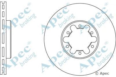 APEC BRAKING dsk2531 -  Тормозной диск
